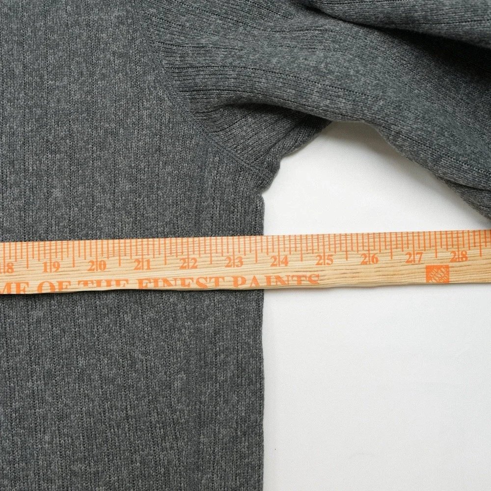 Patagonia Better Sweater rib knit 1/4 zip Gray Fleece Mens Sz Large Embroidered‎